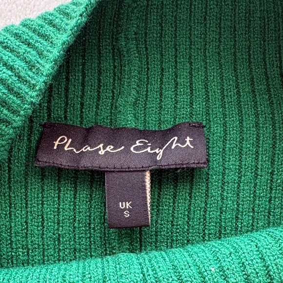PHASE EIGHT Green Women's Ribbed Sweater - Picture 10 of 13